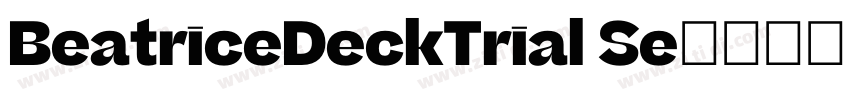 BeatriceDeckTrial Se字体转换